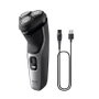 Philips Shaver Series 3000 S3143/00 Plata/Negro con 2 Accesorios